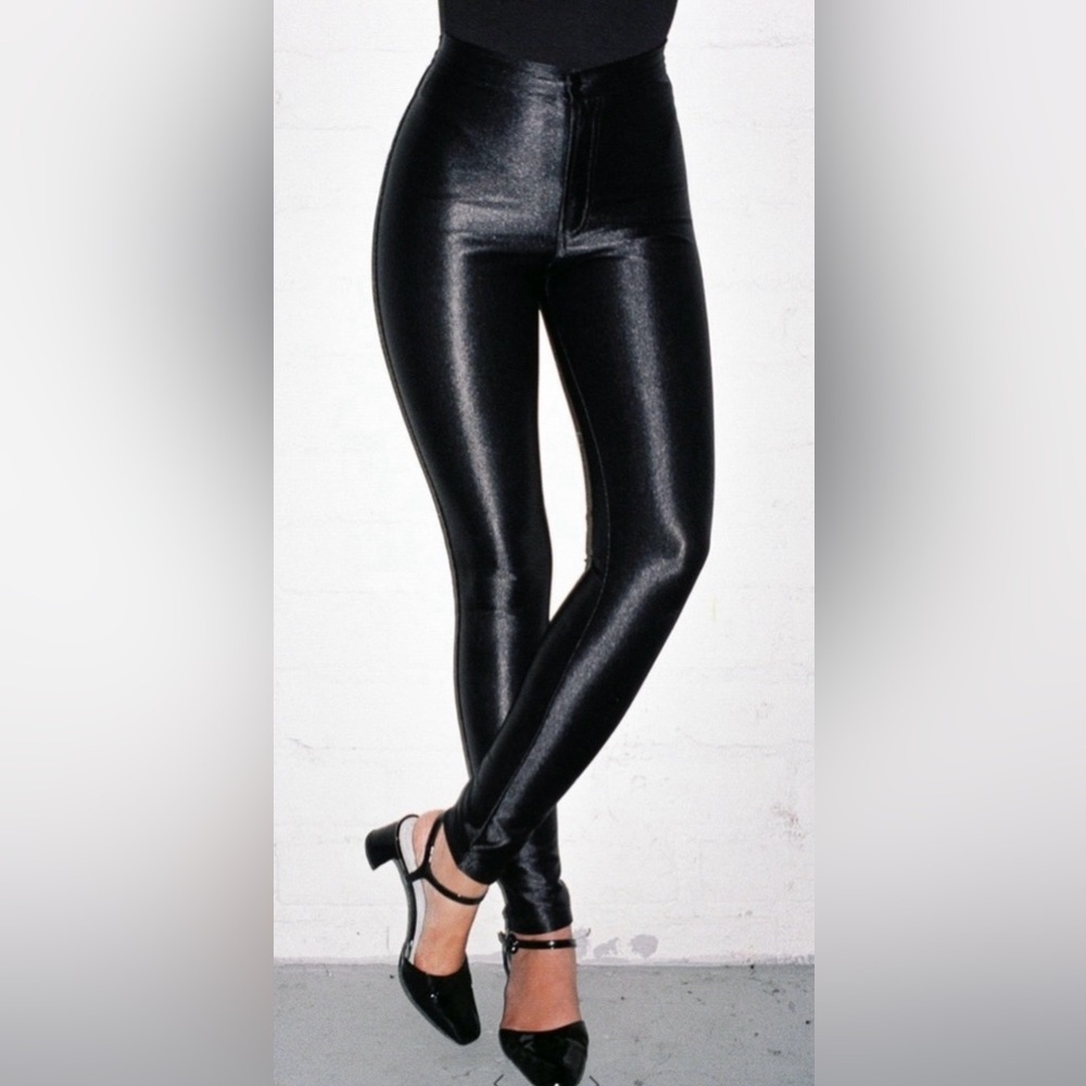 🪩 AMERICAN APPAREL Shiny Disco Pants Sz L